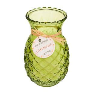 Bougie Citronnelle Verte/Orange Atmosphera vue 0