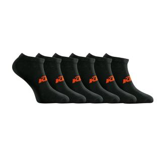 X3 Paires de Chaussettes Noir/Orange Homme KTM 1CHLCX3NR vue 0
