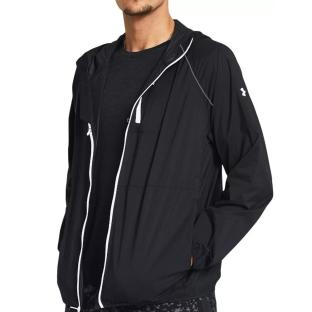 Veste imperméable Noire Homme Under Armour Launch vue 0