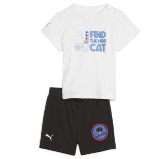 Ensemble Blanc/Noir Garçon Puma Toddler pas cher