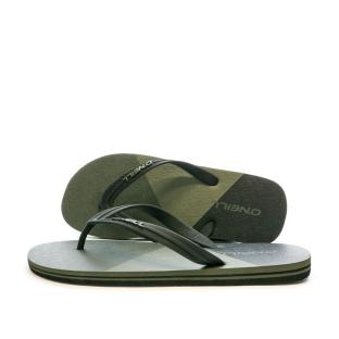 Tongs Noir/Kaki Homme O'Neill Profile Color Block pas cher