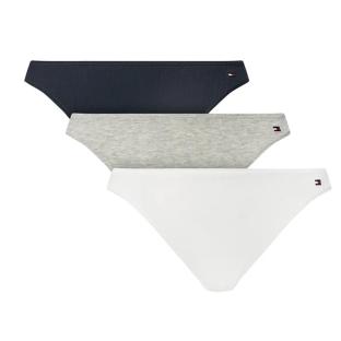 x3 Culotte Grise/Noire/Blanche Femme Tommy Hilfiger Dipped pas cher