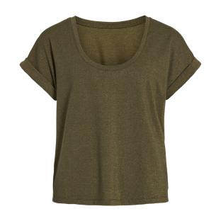 T-Shirt Vert Femme Vila Luxi vue 0