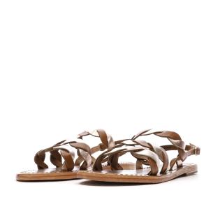 Sandales Camel/Doré Femme Only Claire vue 6