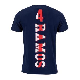 Ramos T-shirt Marine Enfant PSG vue 2
