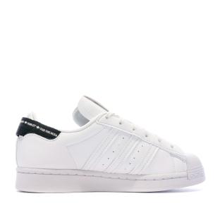 Baskets Blanches Femme Adidas Superstar J vue 2