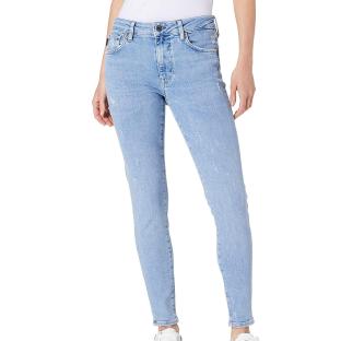 Jean Skinny Bleu Femme Superdry Mid Rise pas cher