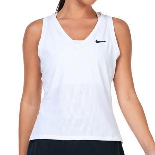 Débardeur Blanc Femme Nike Nkct pas cher