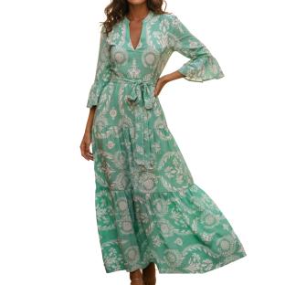 Robe Verte Femme Vero Moda Zera vue 0