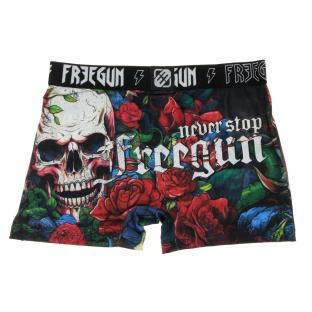 Boxer Multicolores Homme Freegun Vines and Roses vue 2