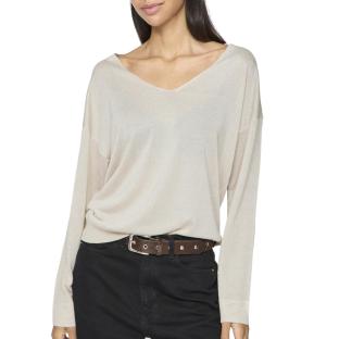 Jersey beige para mujer de Vila Novy ver 0
