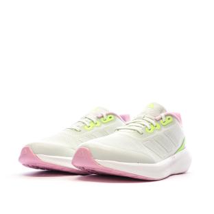 Chaussures de running Blanches/Roses Fille Adidas Runfalcon vue 0