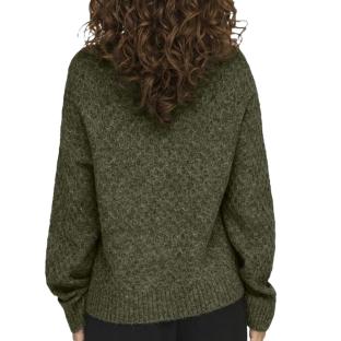 Pull Kaki Femme JDY Bigum vue 2