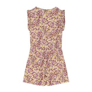 Combishort Jaune/Rose Fille Le Temps Des Cerises Fleur vue 0