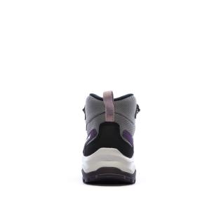 Graue/schwarze Salomon Thundercross Wanderschuhe für Damen Ansicht 0