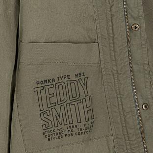 Parka Kaki Homme Teddy Smith Pazo vue 3