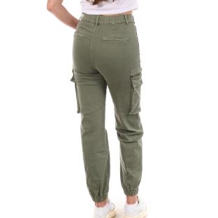 Pantalon Cargo Kaki Femme Monday Premium 3178 vue 2