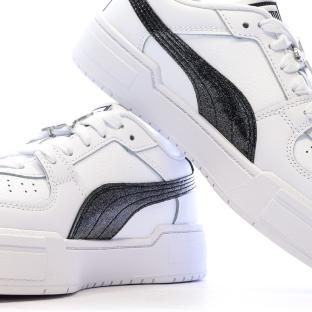 Baskets Blanches/Noires Fille Puma Jewel vue 7