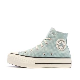 Türkisfarbene Sneakers Converse Damen Chuck Taylor All Star Lift Infinity Ansicht 0