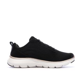 Baskets Noir/Rose Femme Skechers Flex Appeal 5.0 vue 2