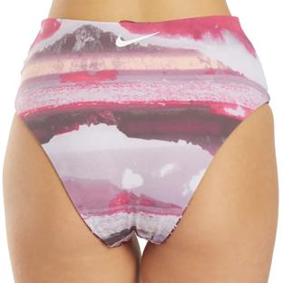 Bas de maillot de bain Bordeaux Femme Nike Reversible vue 4