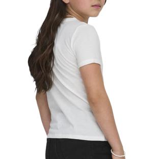 T-Shirt Blanc Fille Kids ONLY Gemma vue 0