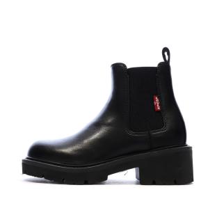 Bottines Noir Fille Levi's Ashley vue 0