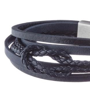 Bracelet Noir Geographical Norway 315064 vue 0