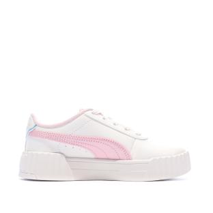 Zapatillas blancas/rosas para niña Puma Carina 3.0 Jellyy ver 0