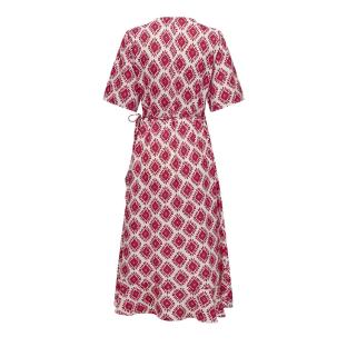 Robe longue Rouge Femme Only Leah vue 3