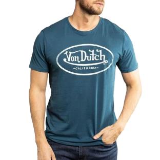 T-Shirt Bleu Homme Von Dutch ART pas cher