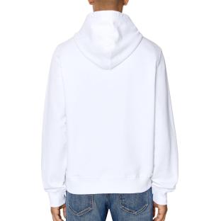 Sweat Blanc Homme Diesel 0BAWT vue 2