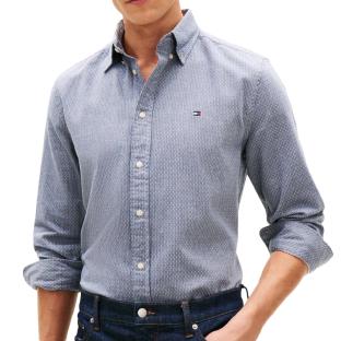 Chemise Marine Homme Tommy Hilfiger Flex Dobby vue 0