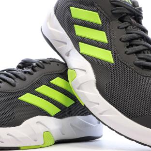 Chaussures de Running Grises/Vertes Homme Adidas Amplimove vue 7