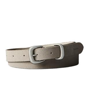 Ceinture Taupe/Argent Femme Calvin Klein Jeans 2 Piece Suede vue 0