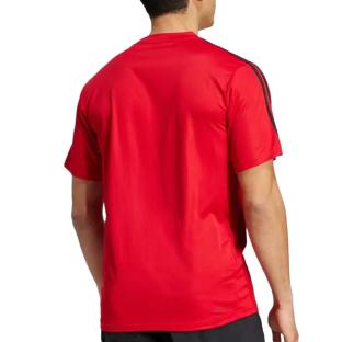 T-Shirt De Sport Rouge Homme Adidas Base vue 0