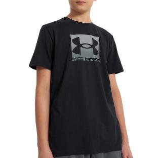 T-Shirt Noir Garçon Under Armour Boxed vue 0