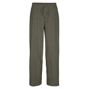 Pantalon Fluide Kaki Femme Vero Moda Luna pas cher