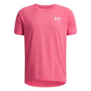 Maillot de sport Rose Garçon Under Armour Tech 2.0 SS vue 0