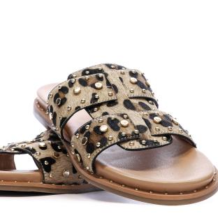 Sandales Noir/Marron Femme Carmela Brida vue 0