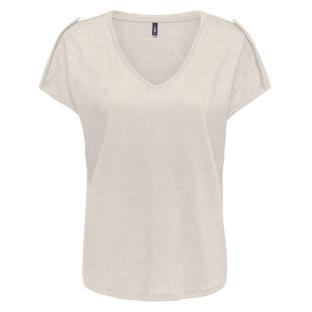 T-Shirt Beige Femme Only Rabi vue 0