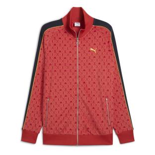 Sweat Zippé Rouge Homme Puma Road To Unity vue 0