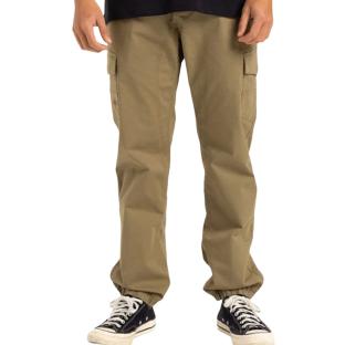 Pantalon Cargo Kaki Homme Quiksilver Cuffed pas cher