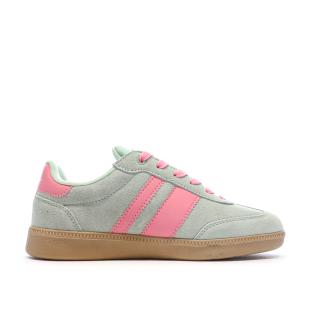 Baskets Vertes/Roses Femme Teddy Smith 120123 vue 2