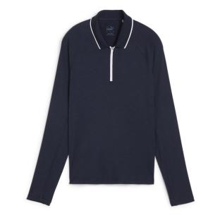 Polo Manches Longues Marine Femme Puma You vue 0