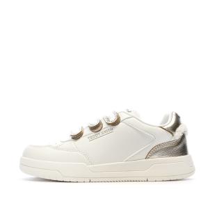 Baskets Ecru/Doré Femme Teddy Smith Sra C vue 0