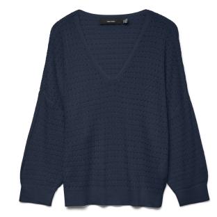 Pull Marine Femme Vero Moda Newlexsun vue 3