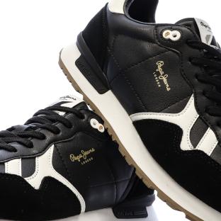 Baskets Noir Homme Pepe jeans Brit Supra vue 0