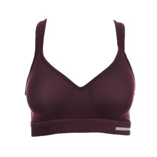 Brassière Bordeaux femme Dim Sport D064W pas cher