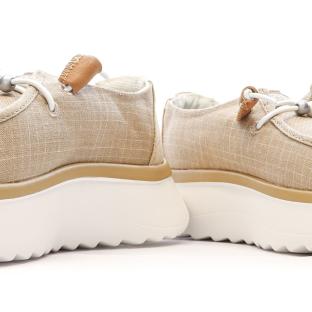 Chaussures Beiges/Dorées Femme Hey Dude Wally Sport Mesh vue 7